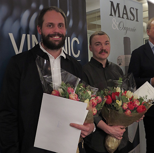 Jakob Ojanen & Alfred Boman, vinnare av VinUnic Konststipendium 2017