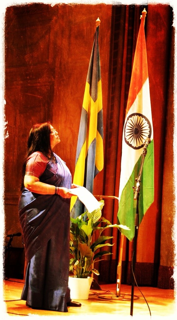 Indiens ambassadör, H.E. Mrs. Banashri Bose Harrison, firar The Republic Day of India