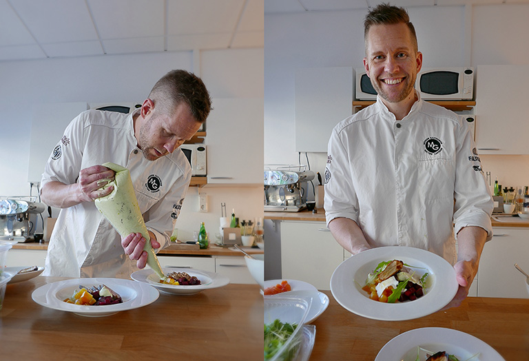 Mattias Larsson, Fredagskocken lagar mat hos Oenoforos 